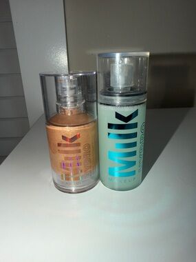 BUNDLE ALERT 🚨 Milk Makeup Hydro Grip - 30ml Glow Primer & 50ml Setting Spray